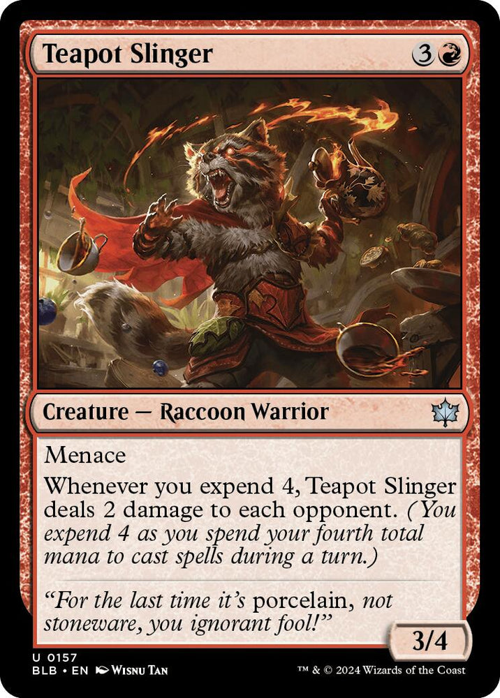 Teapot Slinger [Bloomburrow] Magic: The Gathering