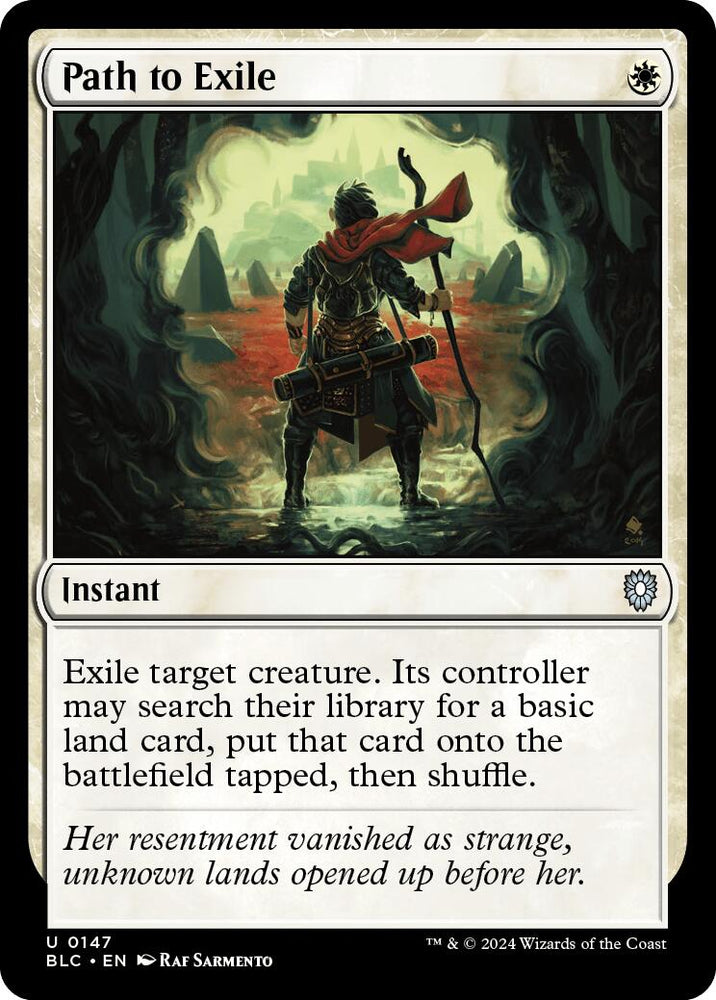 Path to Exile [Bloomburrow Commander] Magic: The Gathering