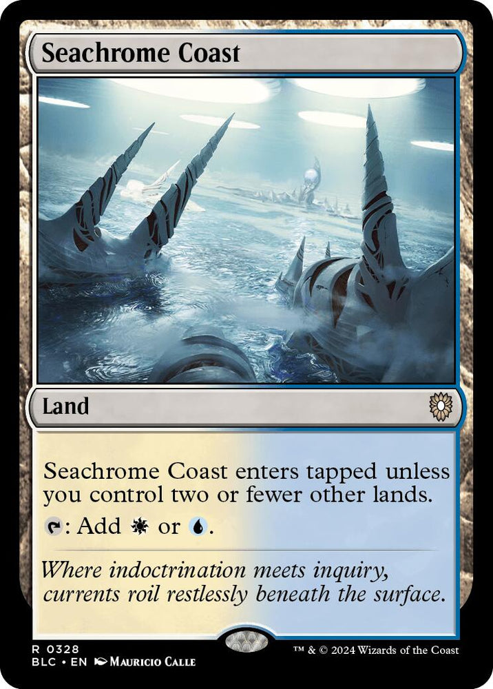 Seachrome Coast [Bloomburrow Commander] Magic: The Gathering
