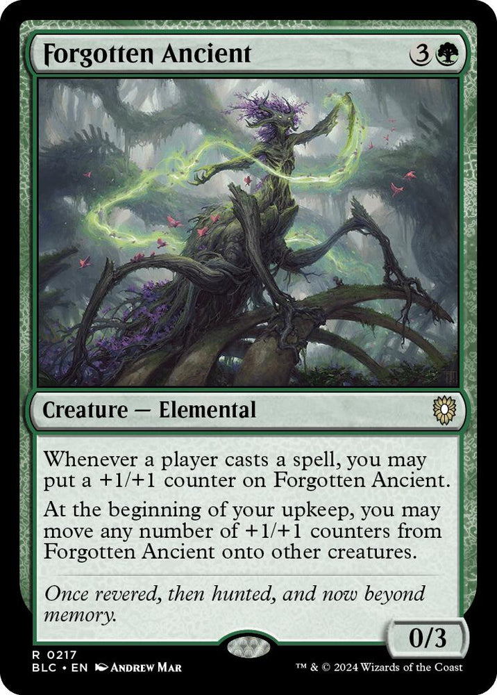 Forgotten Ancient [Bloomburrow Commander] Magic: The Gathering