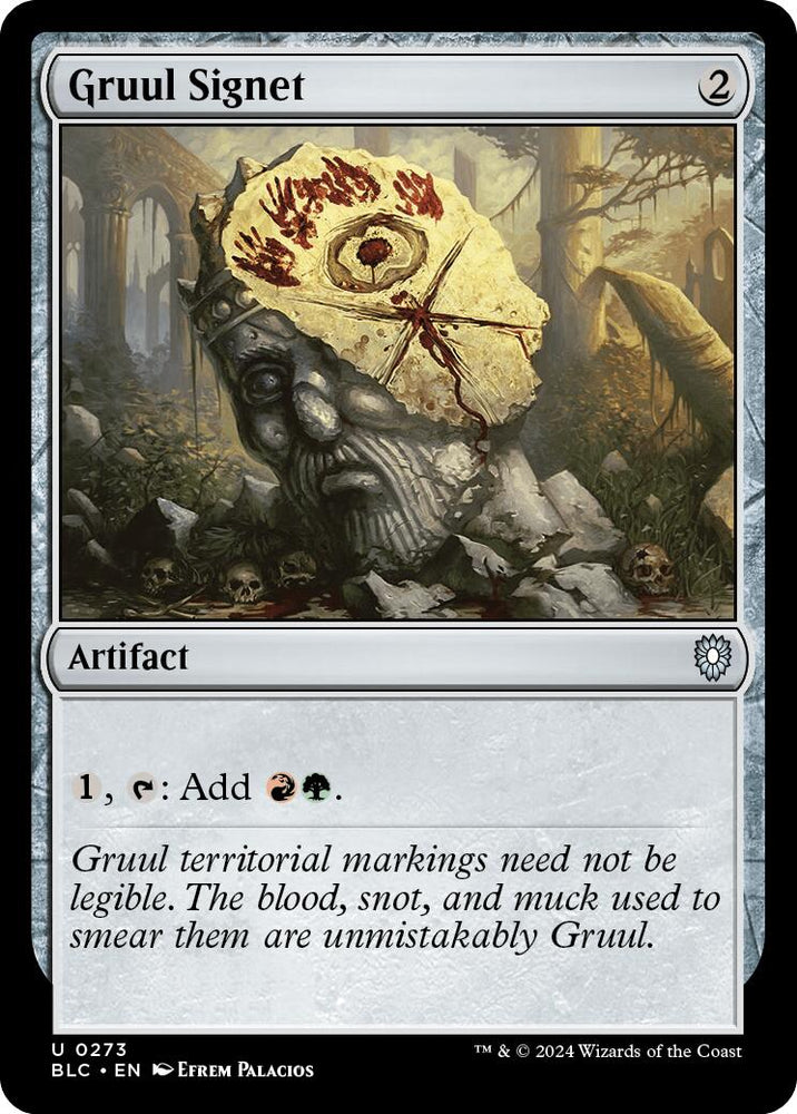Gruul Signet [Bloomburrow Commander] Magic: The Gathering
