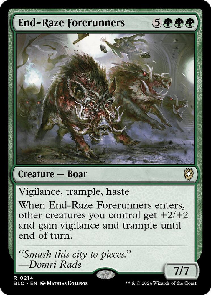 End-Raze Forerunners [Bloomburrow Commander] Magic: The Gathering