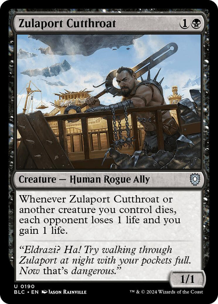 Zulaport Cutthroat [Bloomburrow Commander] Magic: The Gathering