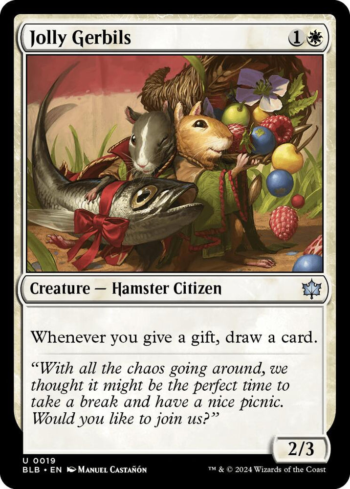 Jolly Gerbils [Bloomburrow] Magic: The Gathering