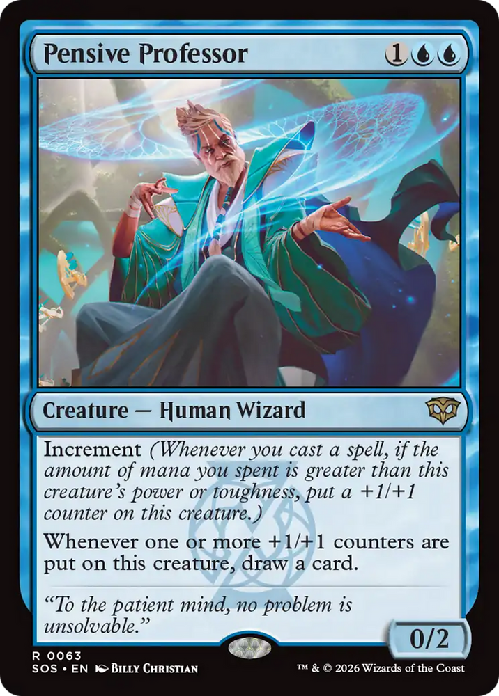 Pensive Professor [Secrets of Strixhaven] Magic: The Gathering