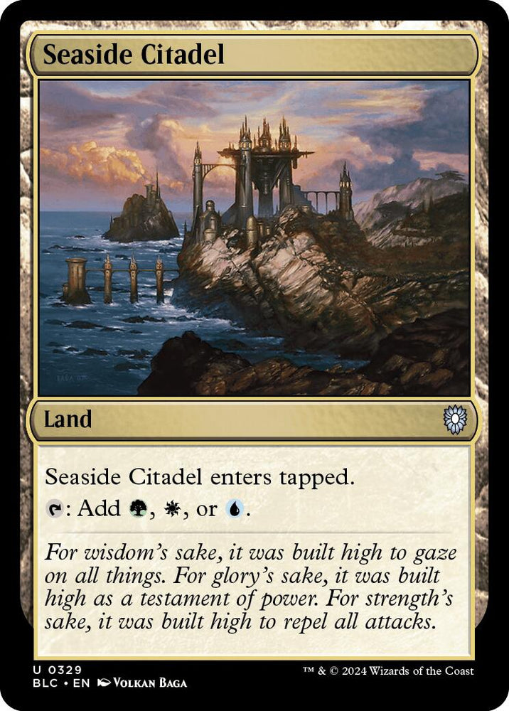 Seaside Citadel [Bloomburrow Commander] Magic: The Gathering