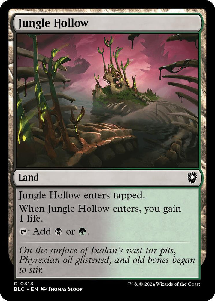 Jungle Hollow [Bloomburrow Commander] Magic: The Gathering
