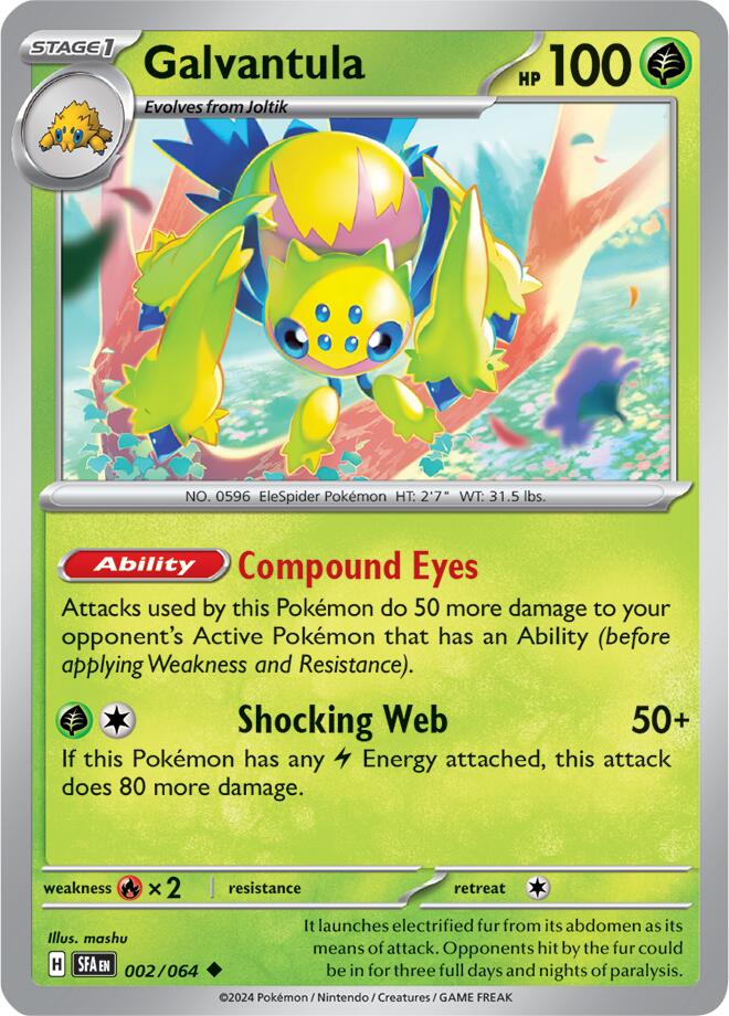 Galvantula (002/064) [Scarlet & Violet: Shrouded Fable] Pokémon