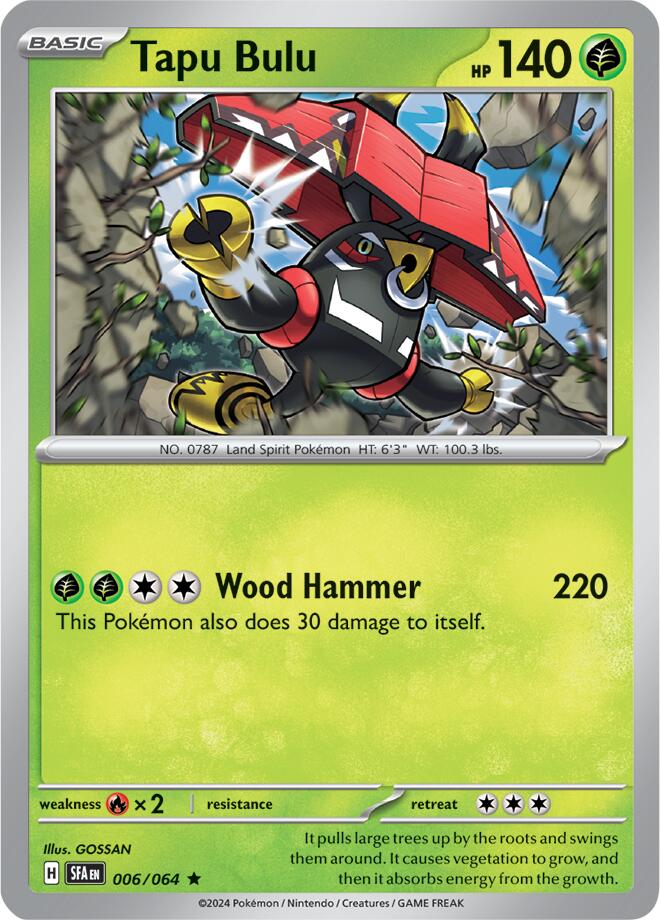 Tapu Bulu (006/064) [Scarlet & Violet: Shrouded Fable] Pokémon