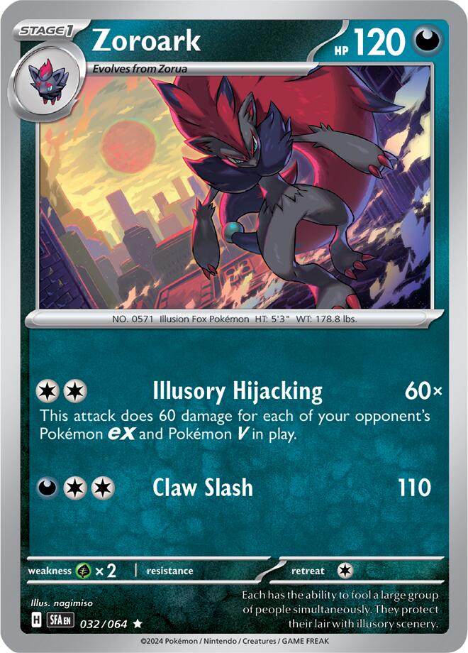 Zoroark (032/064) [Scarlet & Violet: Shrouded Fable] Pokémon