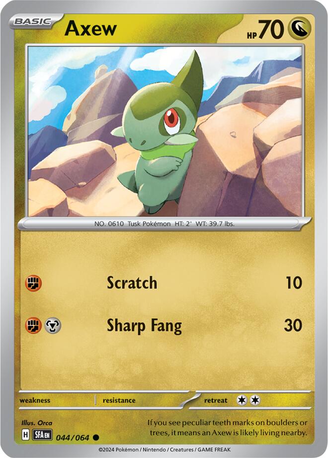 Axew (044/064) [Scarlet & Violet: Shrouded Fable] Pokémon