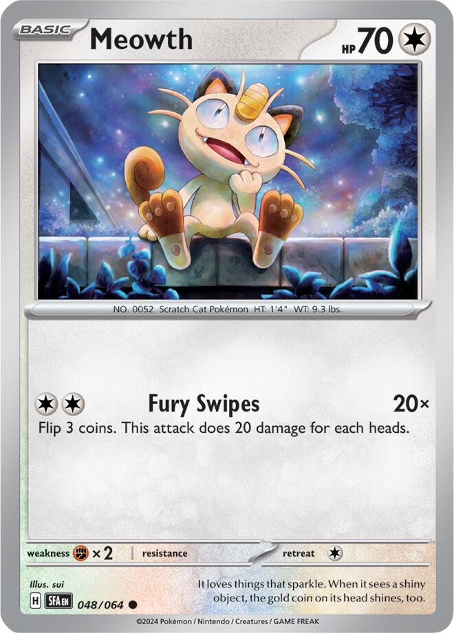 Meowth (048/064) [Scarlet & Violet: Shrouded Fable] Pokémon