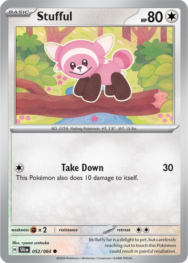 Stufful (052/064) [Scarlet & Violet: Shrouded Fable] Pokémon