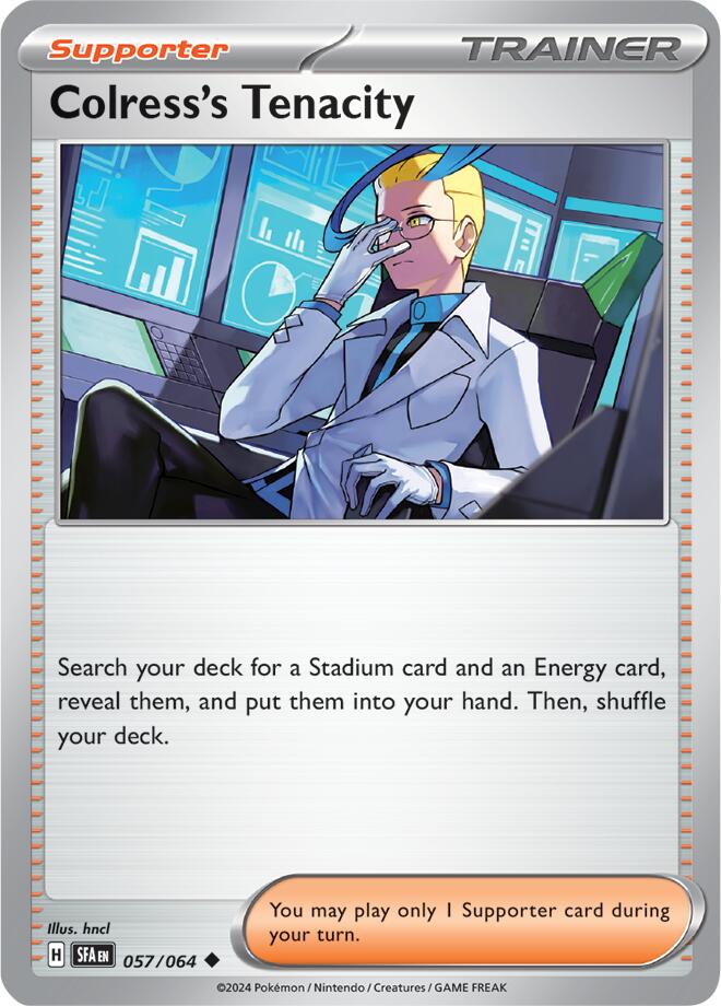 Colress's Tenacity (057/064) [Scarlet & Violet: Shrouded Fable] Pokémon