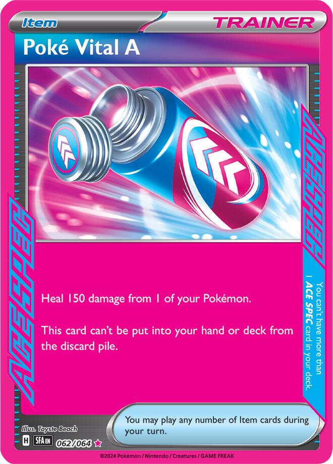 Poke Vital A (062/064) [Scarlet & Violet: Shrouded Fable] Pokémon