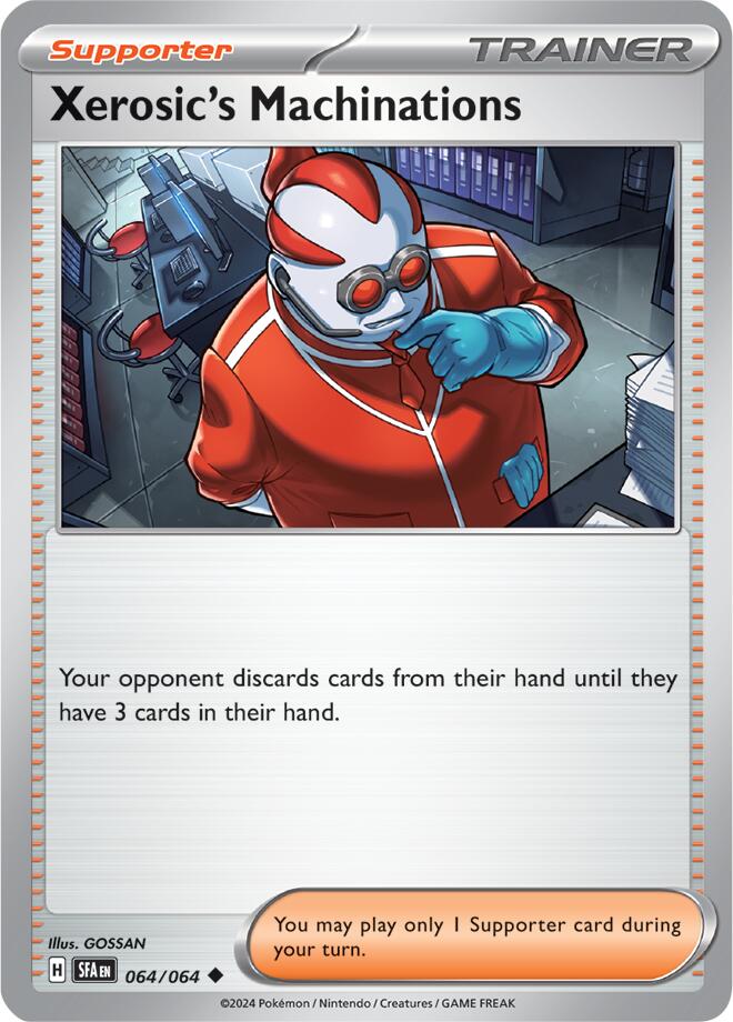 Xerosic's Machinations (064/064) [Scarlet & Violet: Shrouded Fable] Pokémon