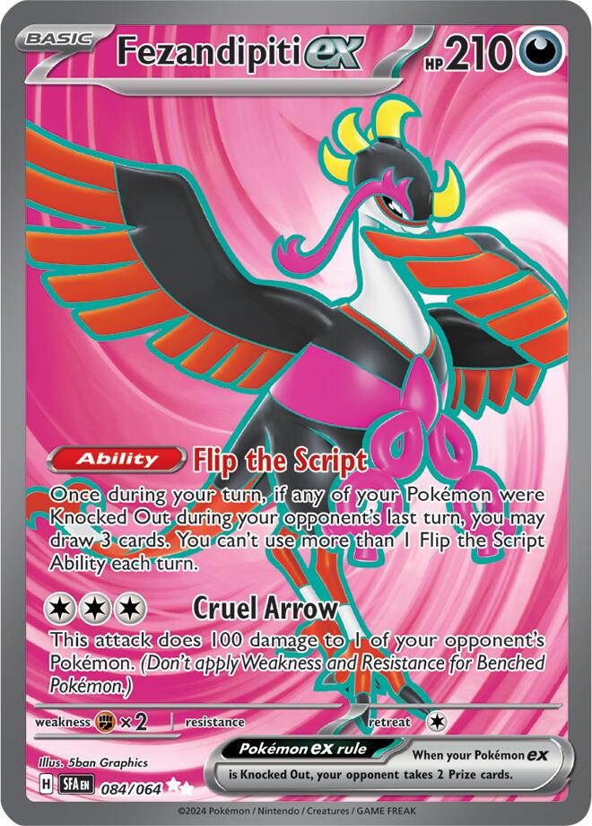 Fezandipiti ex (084/064) [Scarlet & Violet: Shrouded Fable] Pokémon