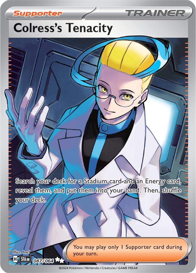 Colress's Tenacity (087/064) [Scarlet & Violet: Shrouded Fable] Pokémon