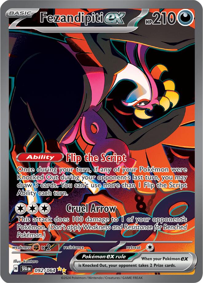 Fezandipiti ex (092/064) [Scarlet & Violet: Shrouded Fable] Pokémon