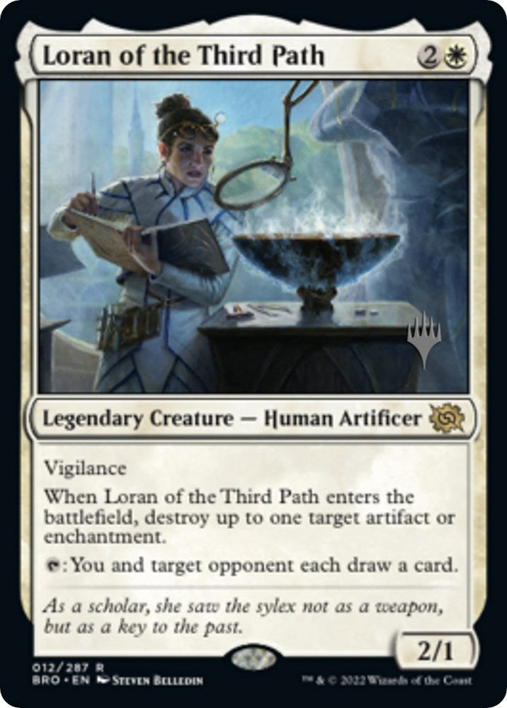 Loran of the Third Path (Promo Pack) [The Brothers' War Promos] Magic: The Gathering