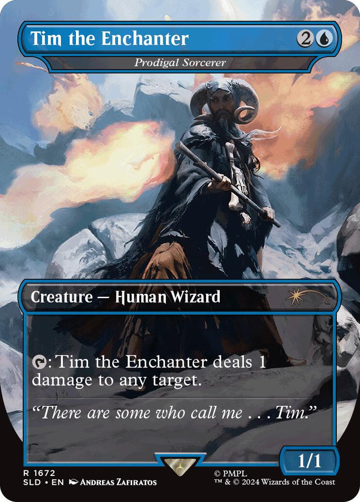 Tim the Enchanter - Prodigal Sorcerer [Secret Lair Drop Series] Magic: The Gathering