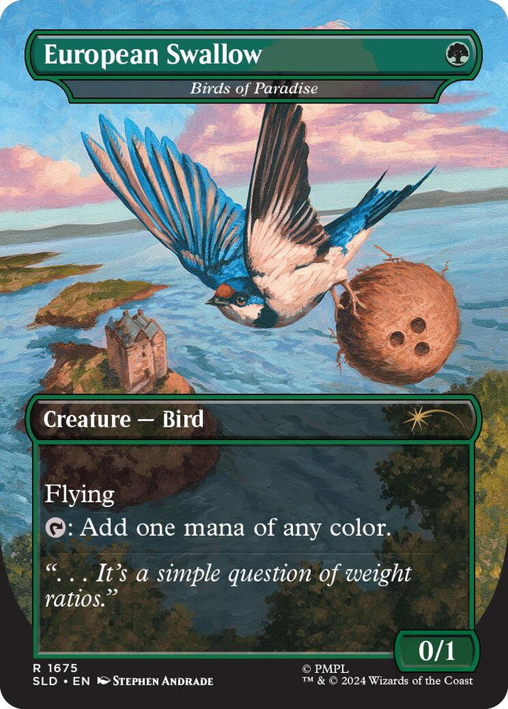 African Swallow - Birds of Paradise [Secret Lair Drop Series] Magic: The Gathering
