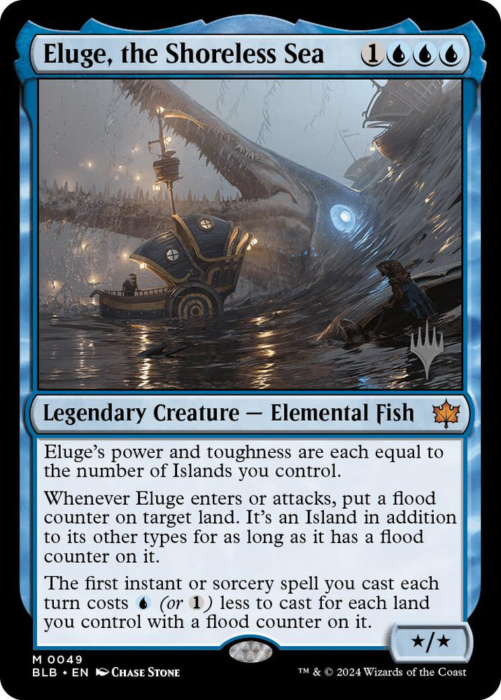 Eluge, the Shoreless Sea (Promo Pack) [Bloomburrow Promos] Magic: The Gathering