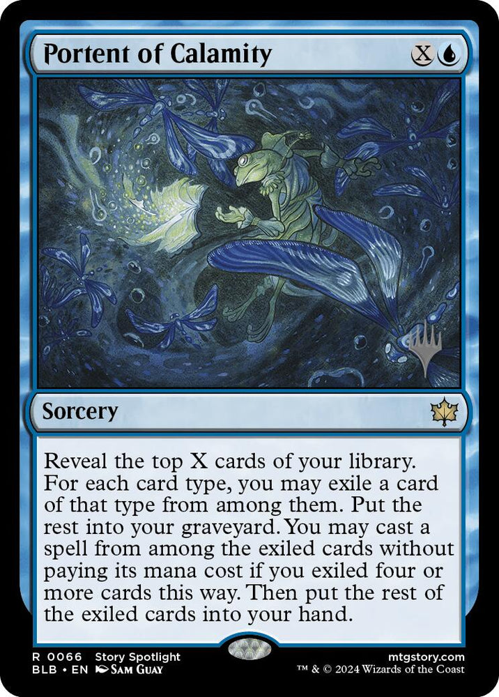 Portent of Calamity (Promo Pack) [Bloomburrow Promos] Magic: The Gathering