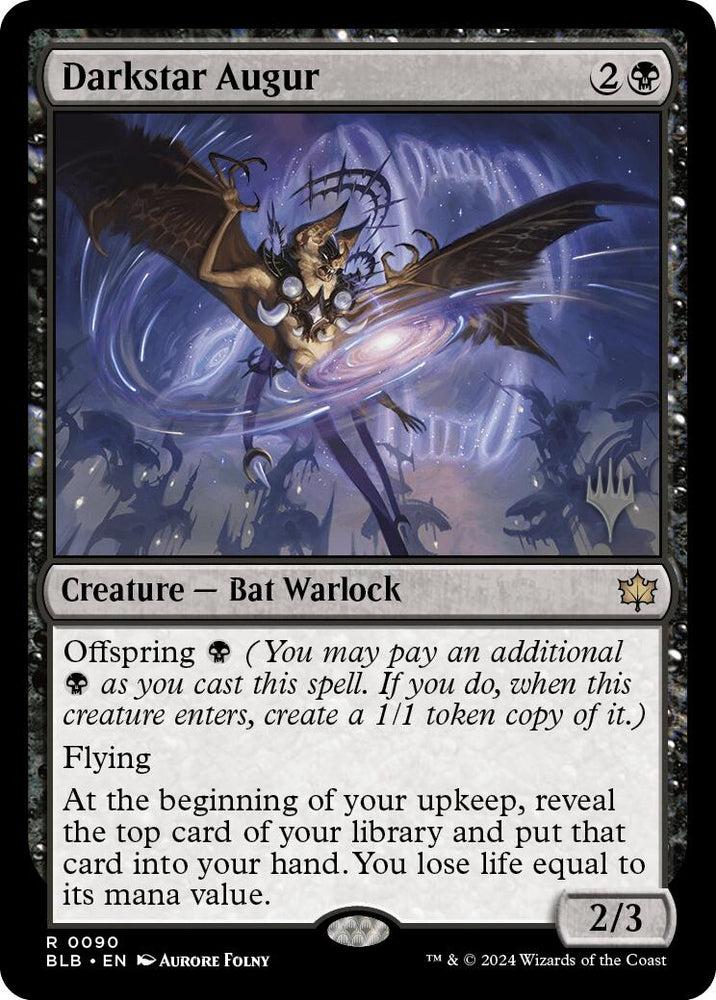 Darkstar Augur (Promo Pack) [Bloomburrow Promos] Magic: The Gathering