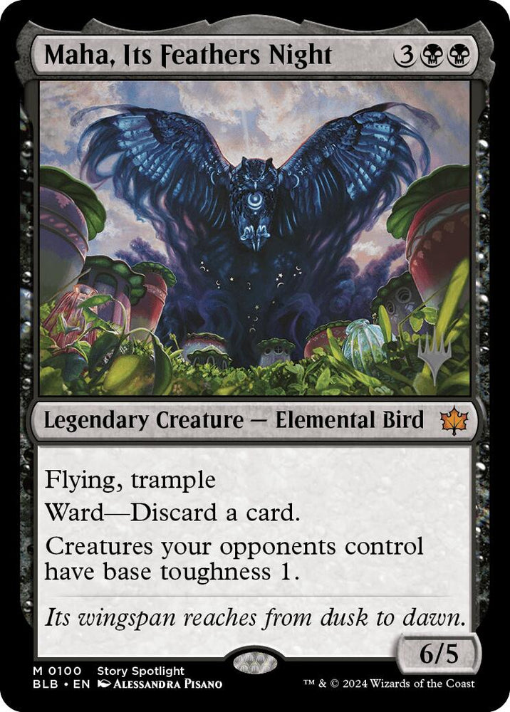 Maha, Its Feather Night (Promo Pack) [Bloomburrow Promos] Magic: The Gathering