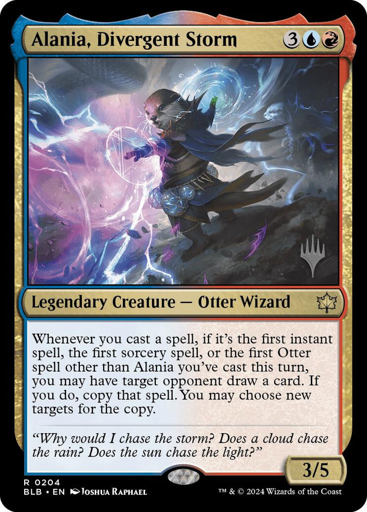 Alania, Divergent Storm (Promo Pack) [Bloomburrow Promos] Magic: The Gathering