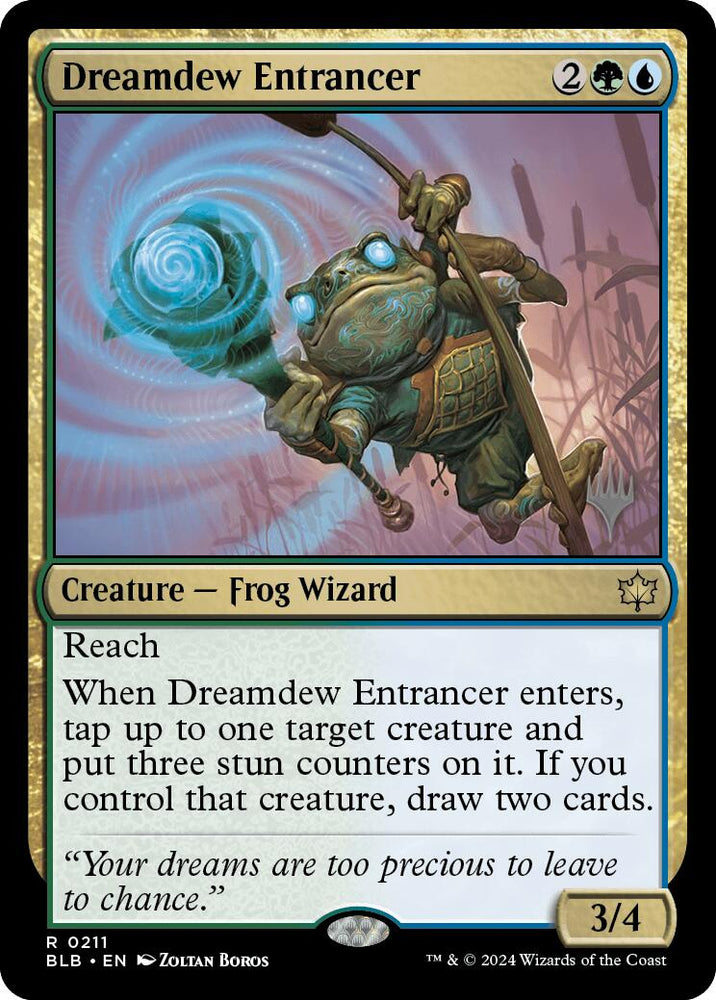 Dreamdew Entrancer (Promo Pack) [Bloomburrow Promos] Magic: The Gathering