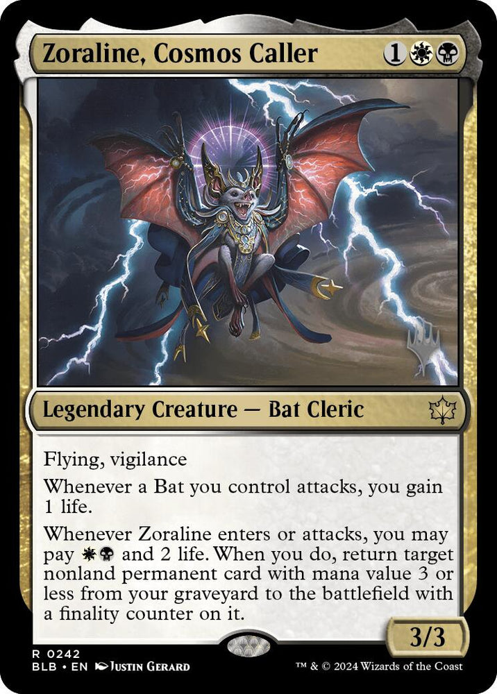 Zoraline, Cosmos Caller (Promo Pack) [Bloomburrow Promos] Magic: The Gathering