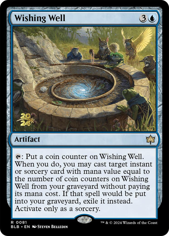 Wishing Well [Bloomburrow Prerelease Promos] Magic: The Gathering