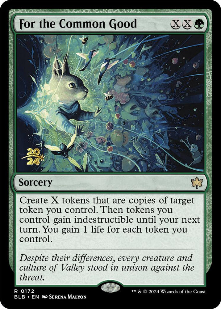 For the Common Good [Bloomburrow Prerelease Promos] Magic: The Gathering