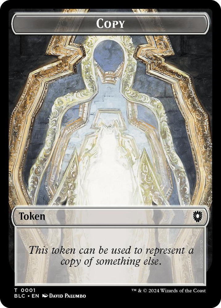 Otter // Copy Double-Sided Token [Bloomburrow Tokens] Magic: The Gathering