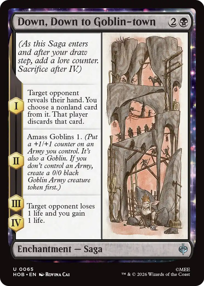 Down, Down to Goblin-town [The Hobbit] Magic: The Gathering