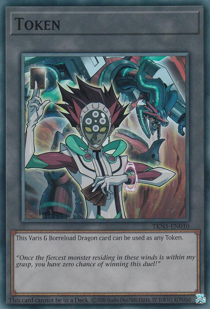 Token: Varis and Borreload Dragon [TKN5-EN010] Super Rare Yu-Gi-Oh!