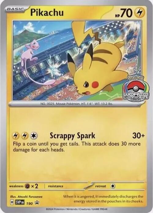 Pikachu (190) [Scarlet & Violet: Black Star Promos] Pokémon