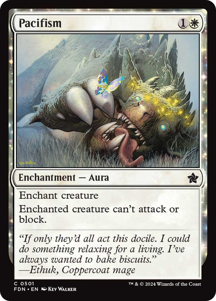 Pacifism [Foundations] Magic: The Gathering