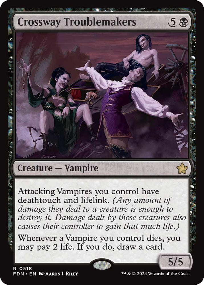 Crossway Troublemakers [Foundations] Magic: The Gathering