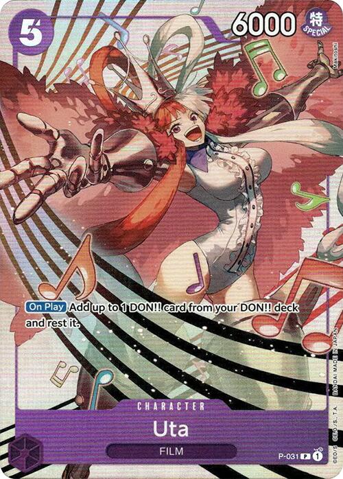 Uta (P-031) (Premium Card Collection -Uta-) [One Piece Promotion Cards] Bandai