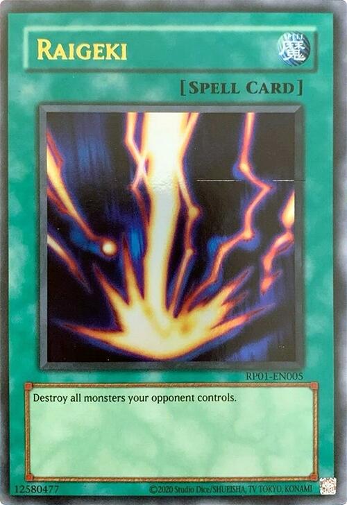 Raigeki [RP01-EN005] Ultra Rare Yu-Gi-Oh!