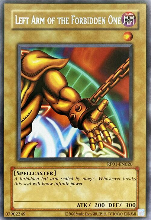 Left Arm of the Forbidden One [RP01-EN020] Rare Yu-Gi-Oh!