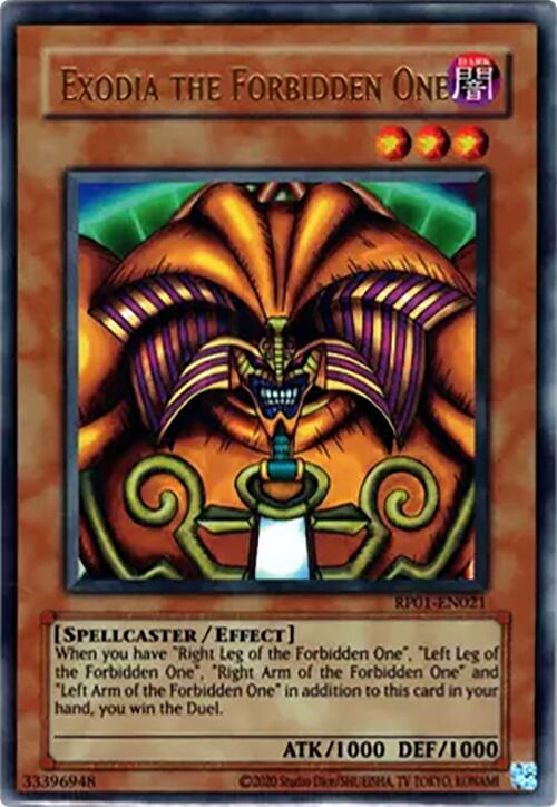 Exodia the Forbidden One [RP01-EN021] Ultra Rare Yu-Gi-Oh!