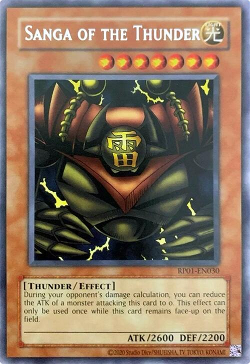 Sanga of the Thunder [RP01-EN030] Rare Yu-Gi-Oh!