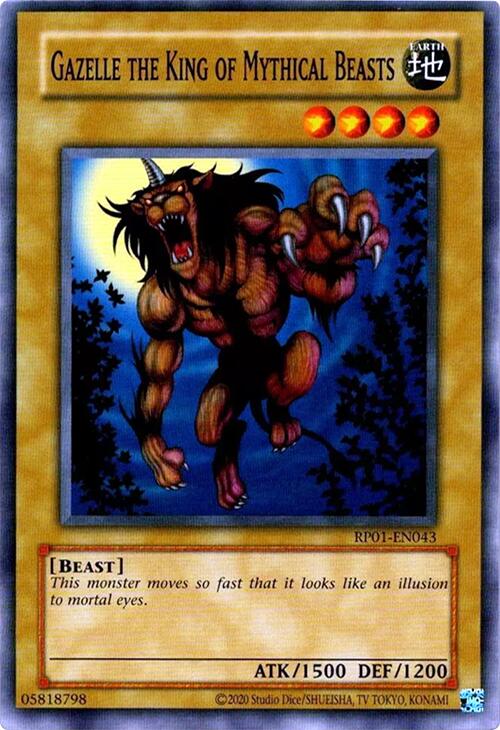 Gazelle the King of Mythical Beasts [RP01-EN043] Common Yu-Gi-Oh!