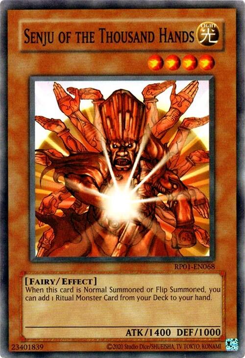 Senju of the Thousand Hands [RP01-EN068] Common Yu-Gi-Oh!
