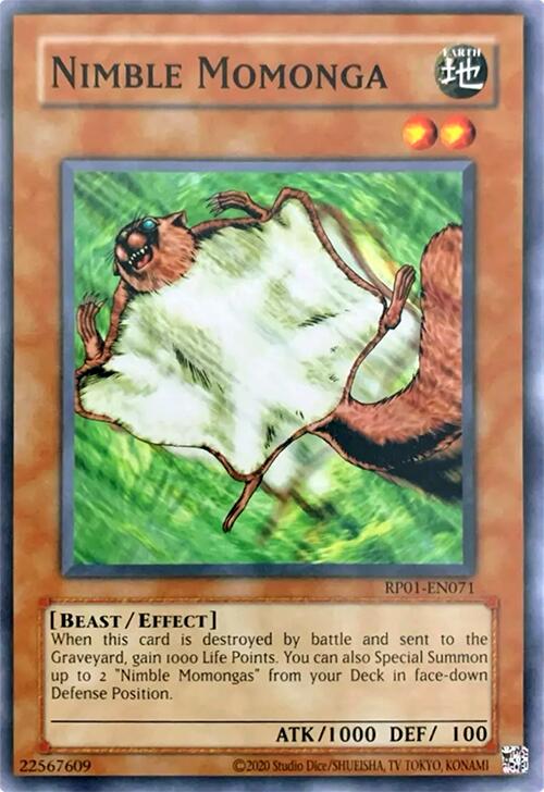 Nimble Momonga [RP01-EN071] Common Yu-Gi-Oh!