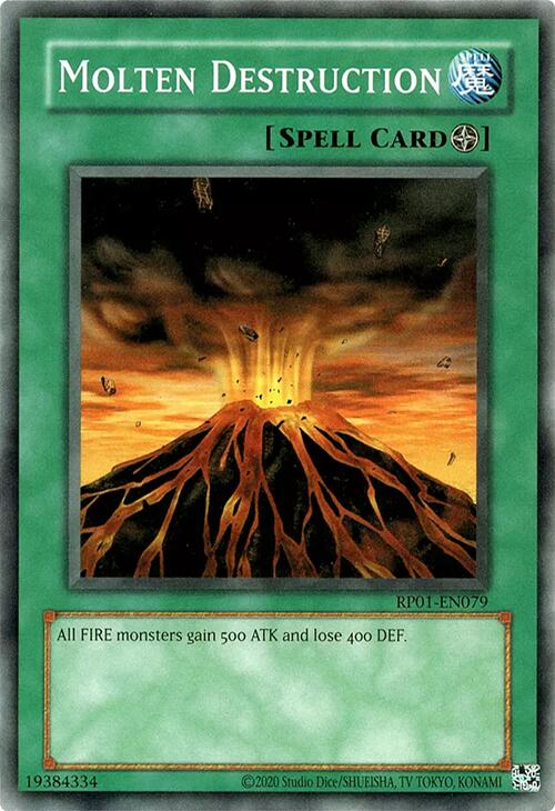 Molten Destruction [RP01-EN079] Common Yu-Gi-Oh!